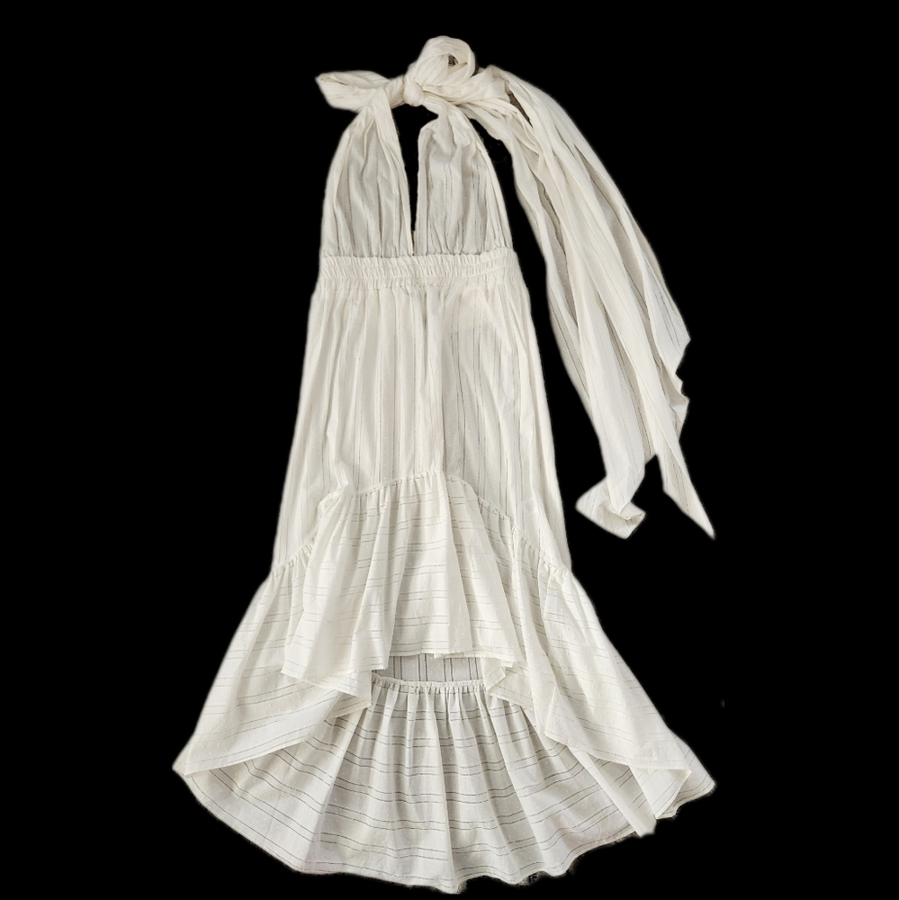 Diarrablu Sustainable Uda Convertible‎ Strap Dress In White Women's Size 1X